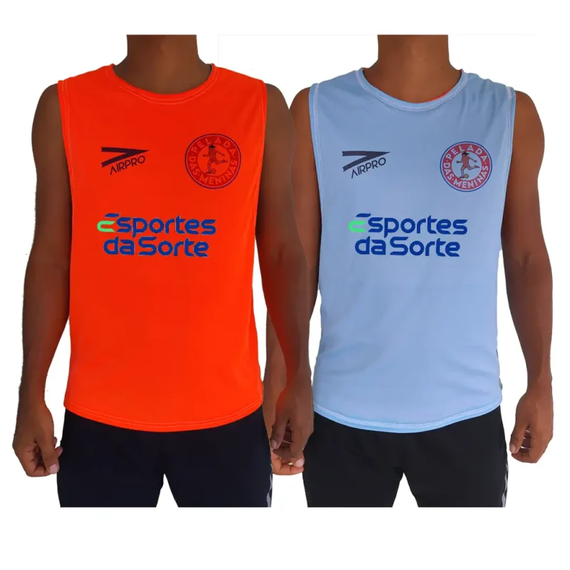 Colete de Futebol Dupla Face Personalizado C/ Patrocinador - Image 2