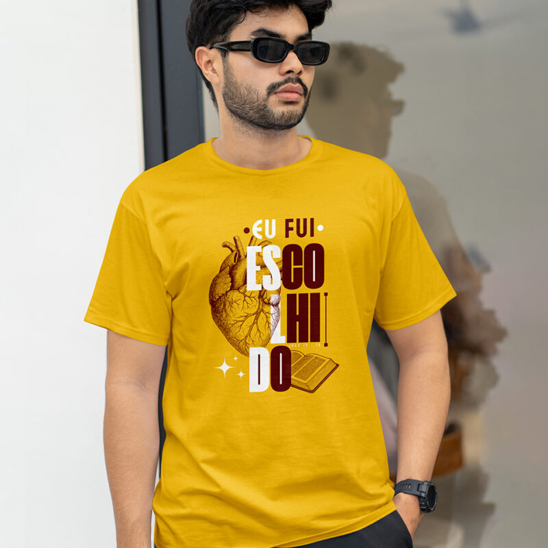 Camiseta Evangélica "EU FUI ESCOLHIDO"